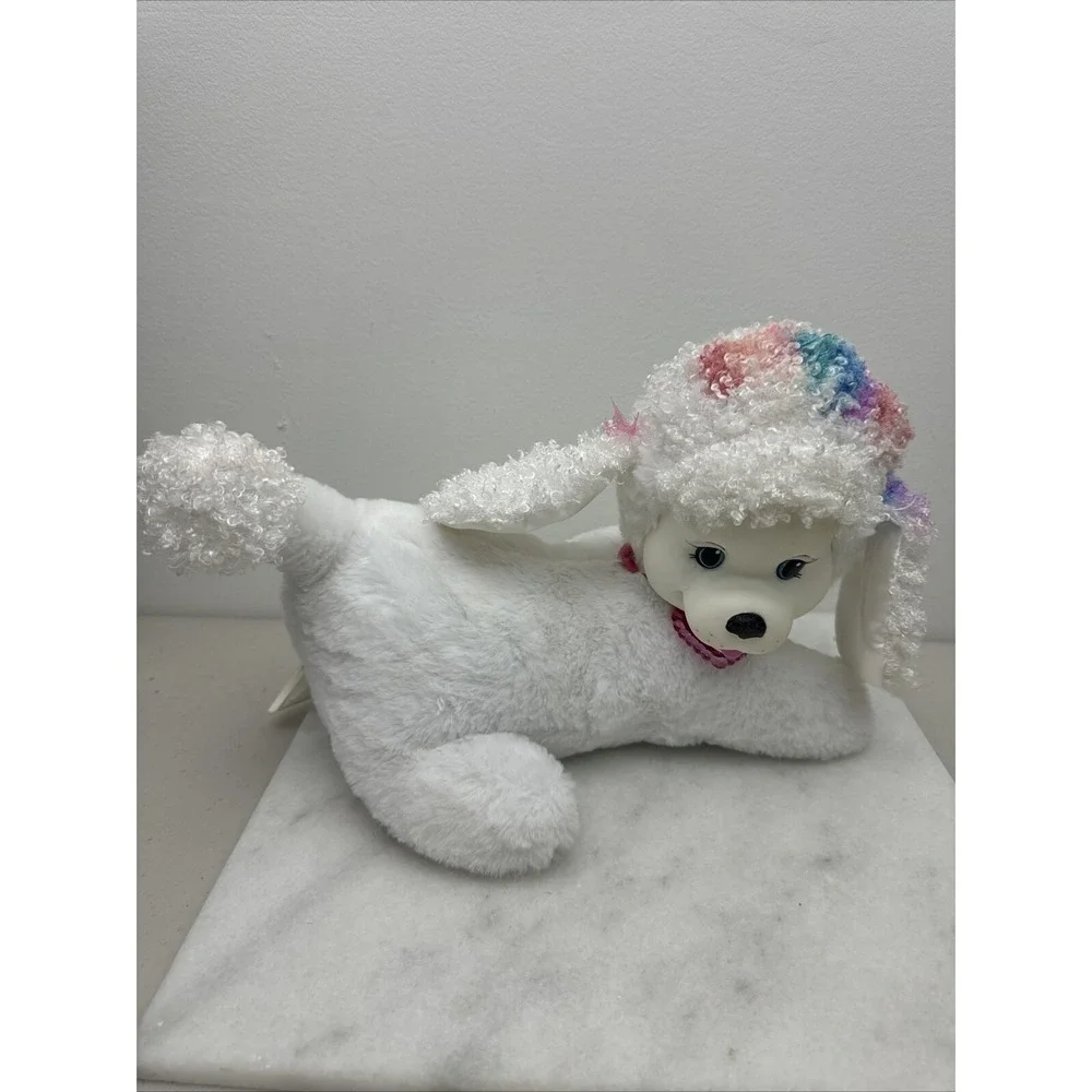 Puppy Surprise Plush STACY No Puppies White Poodle Dog Stuffed Toy 12